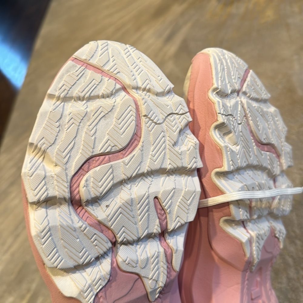 Women’s Pink Chunky Athletic Sneakers - Picture 9 of 10